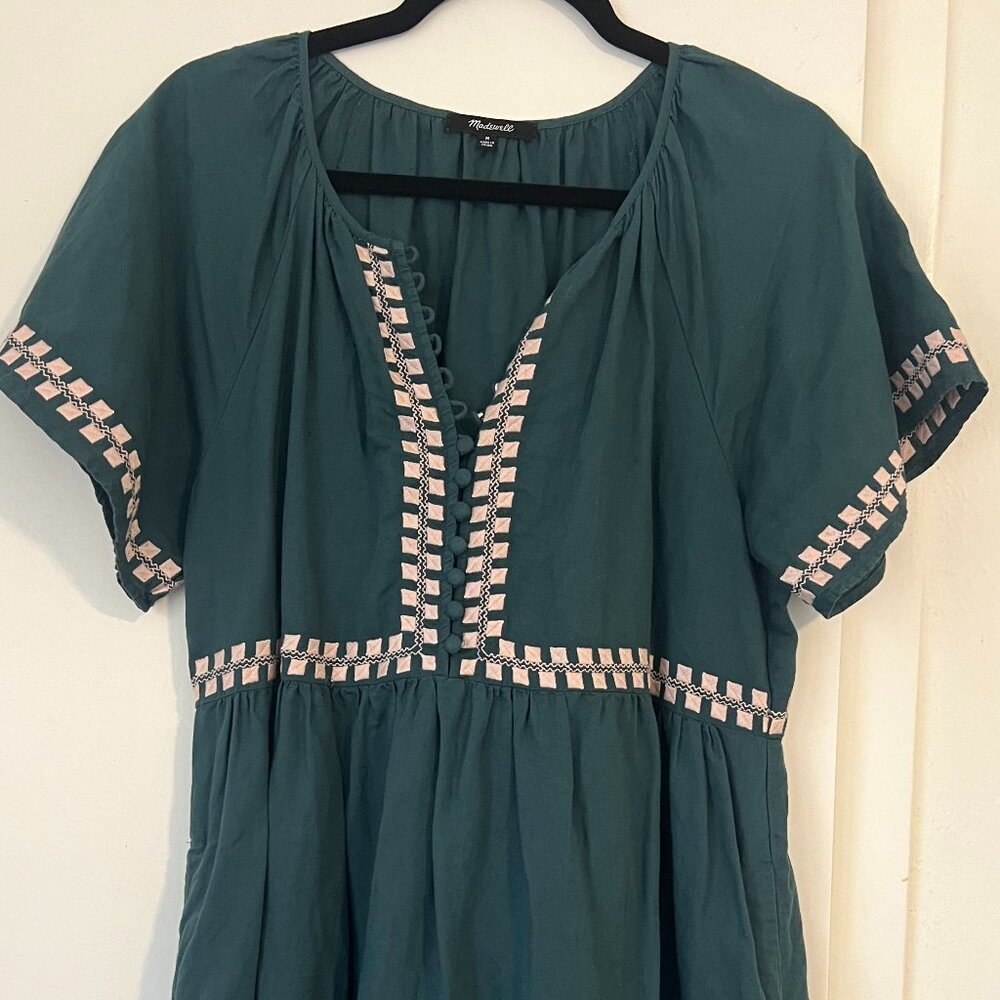 Madewell Linen Blend Mini Dress